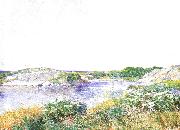 Childe Hassam The Little Pond at Appledore oil on canvas